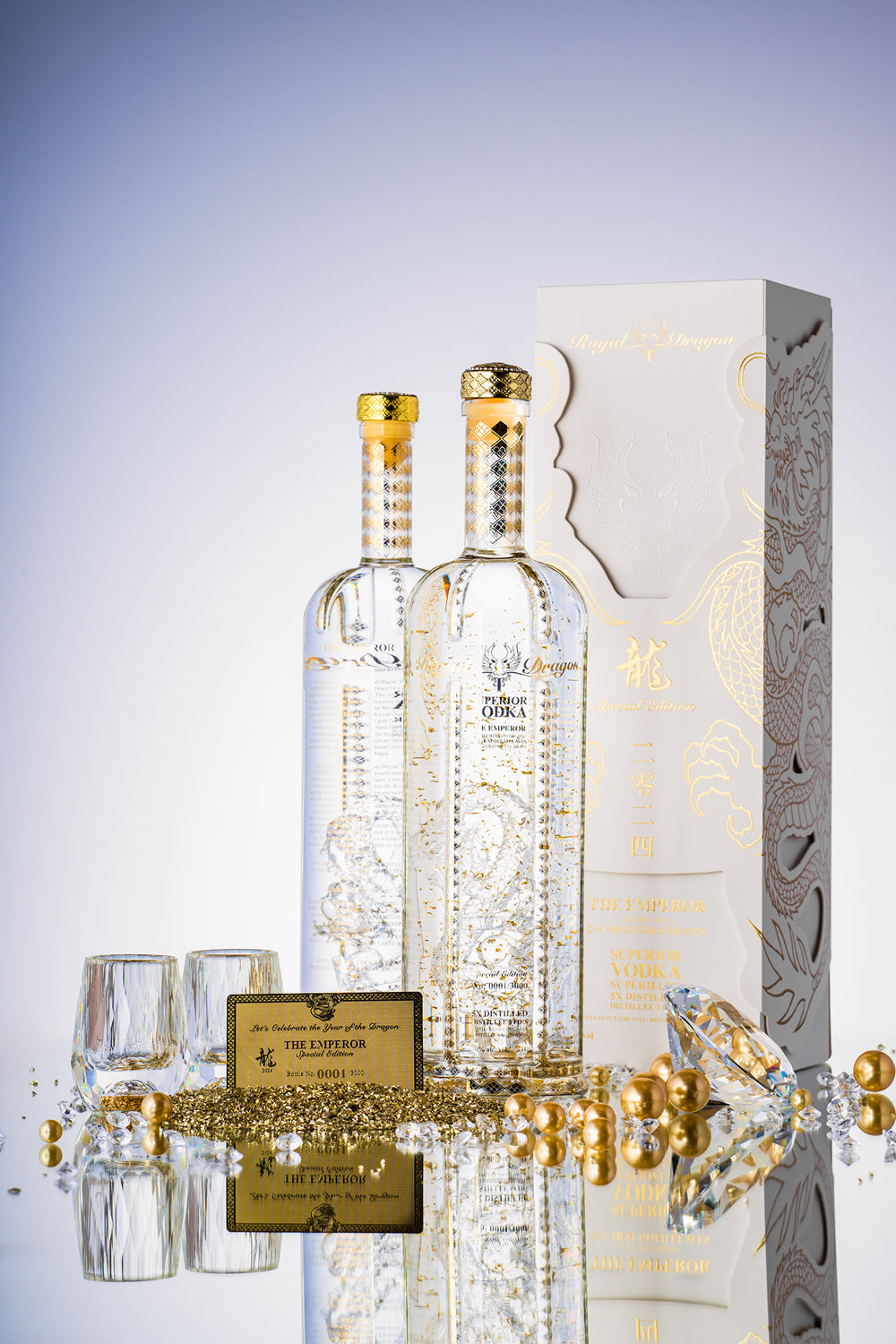 Emperor Vodka 40% ABV / 80 Proof (1L)