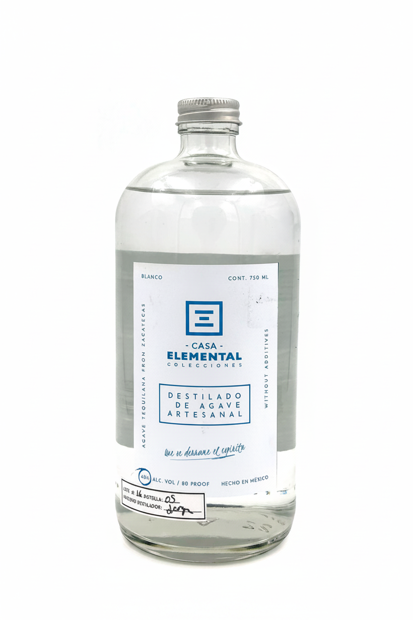 Casa Elemental Agave Spirit Blue Agave from Zacatecas 40% ABV 750ML