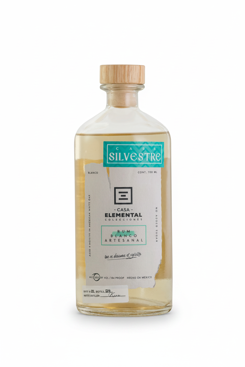 Casa Elemental Rum Blanco Aged 6 Months 42% ABV 700ML