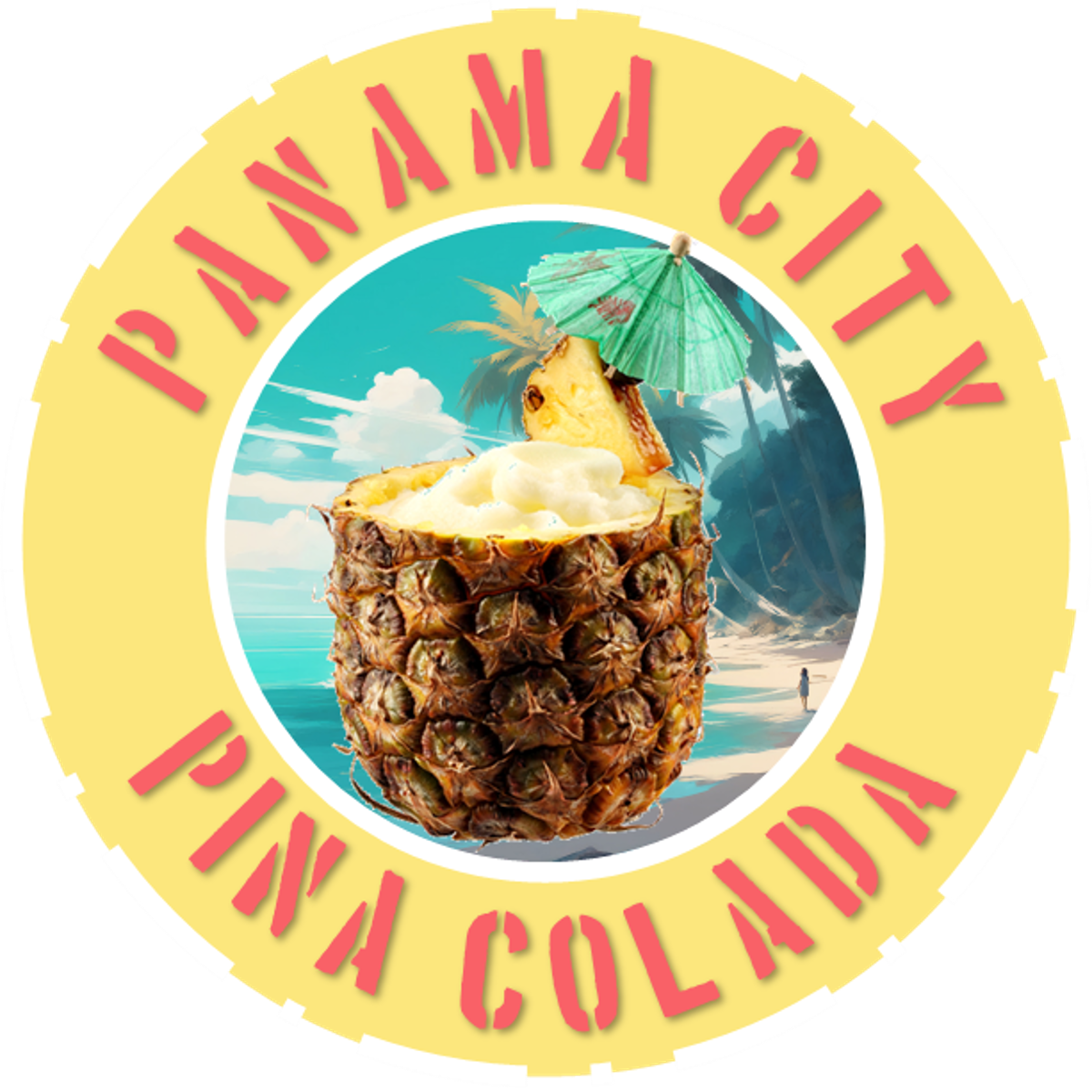 Panama City Pina 20% ALC./VOL (40 PROOF) - 750ML