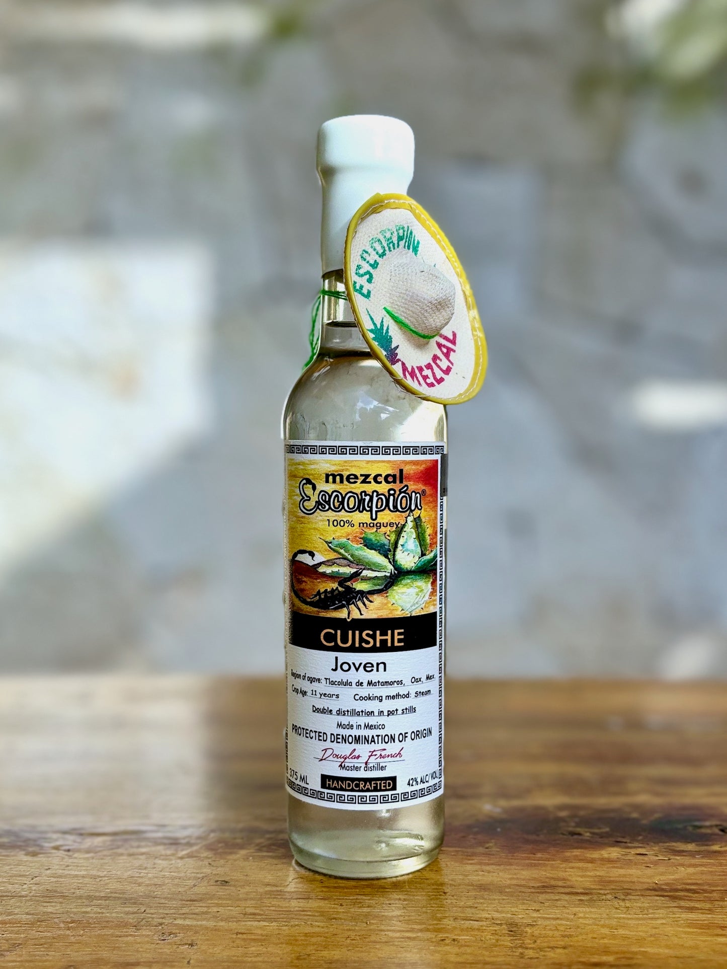 ESCORPION® Cuishe Silver 100% Maguey 42% ABV / 84 PROOF (375ml)