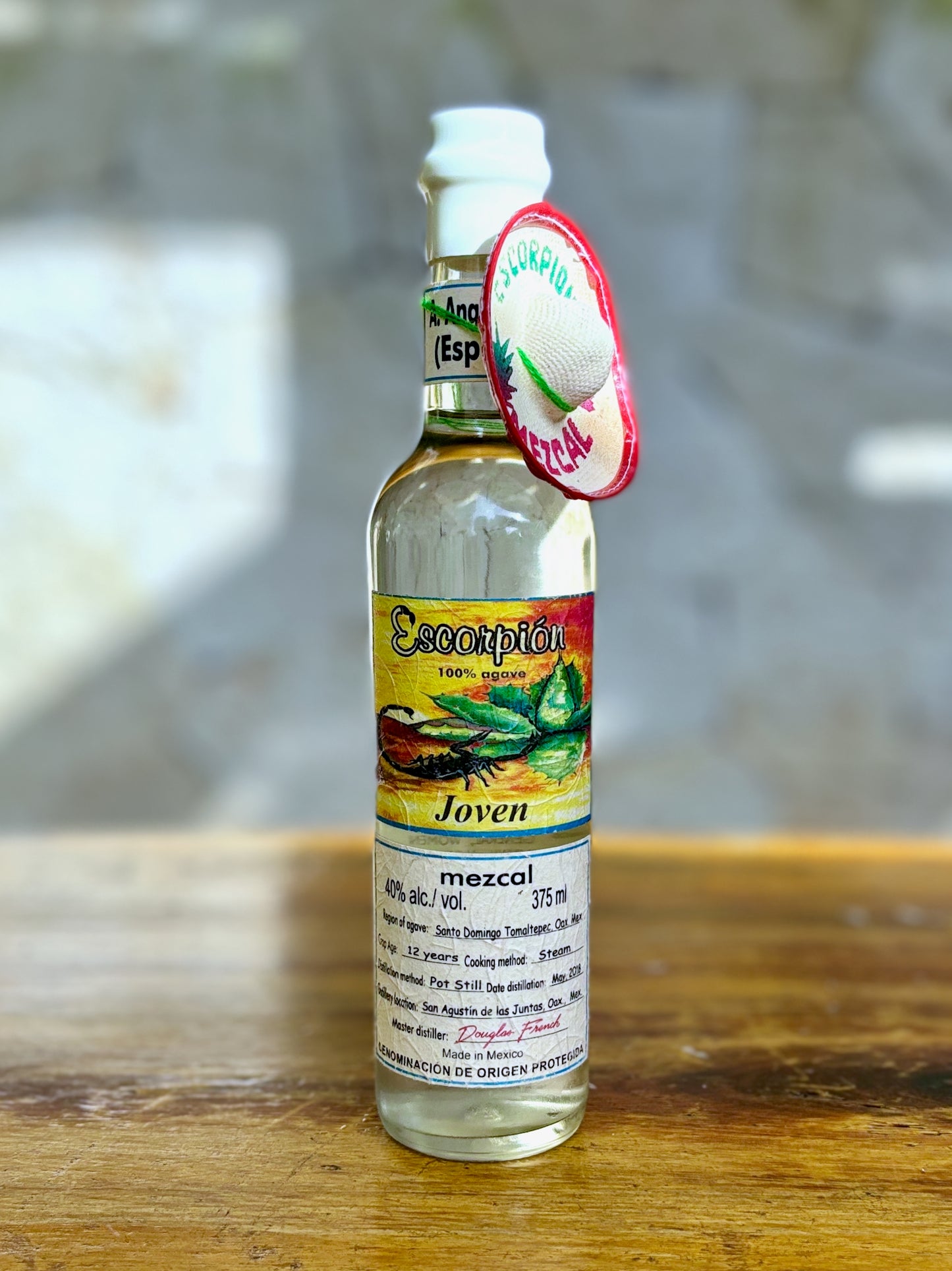 ESCORPION® Espadín Joven 100% Maguey 40% ABV / 80 PROOF (375ml)
