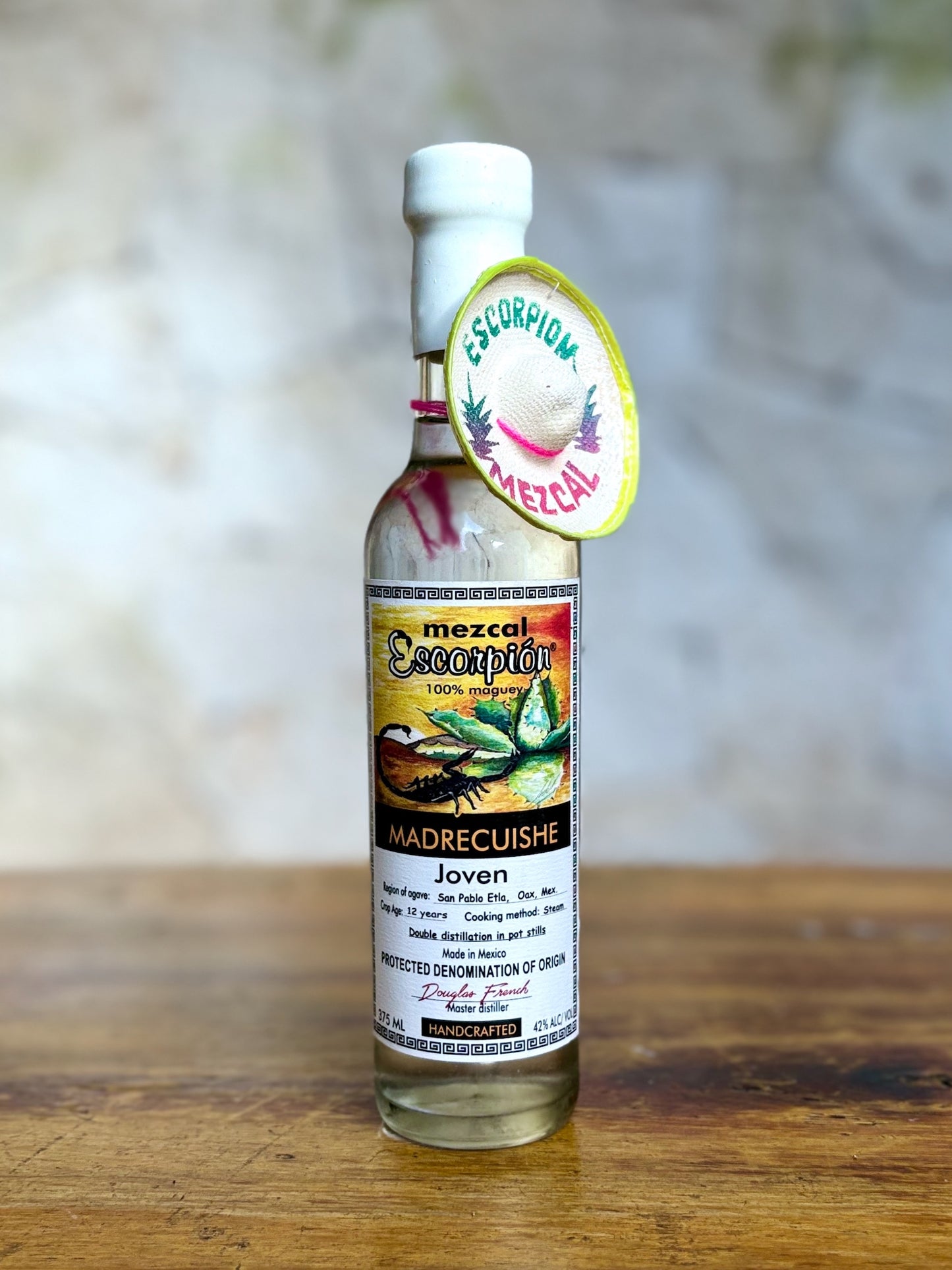 ESCORPION® Madrecuishe Silver 100% Maguey 42% ABV / 84 PROOF (375ml)