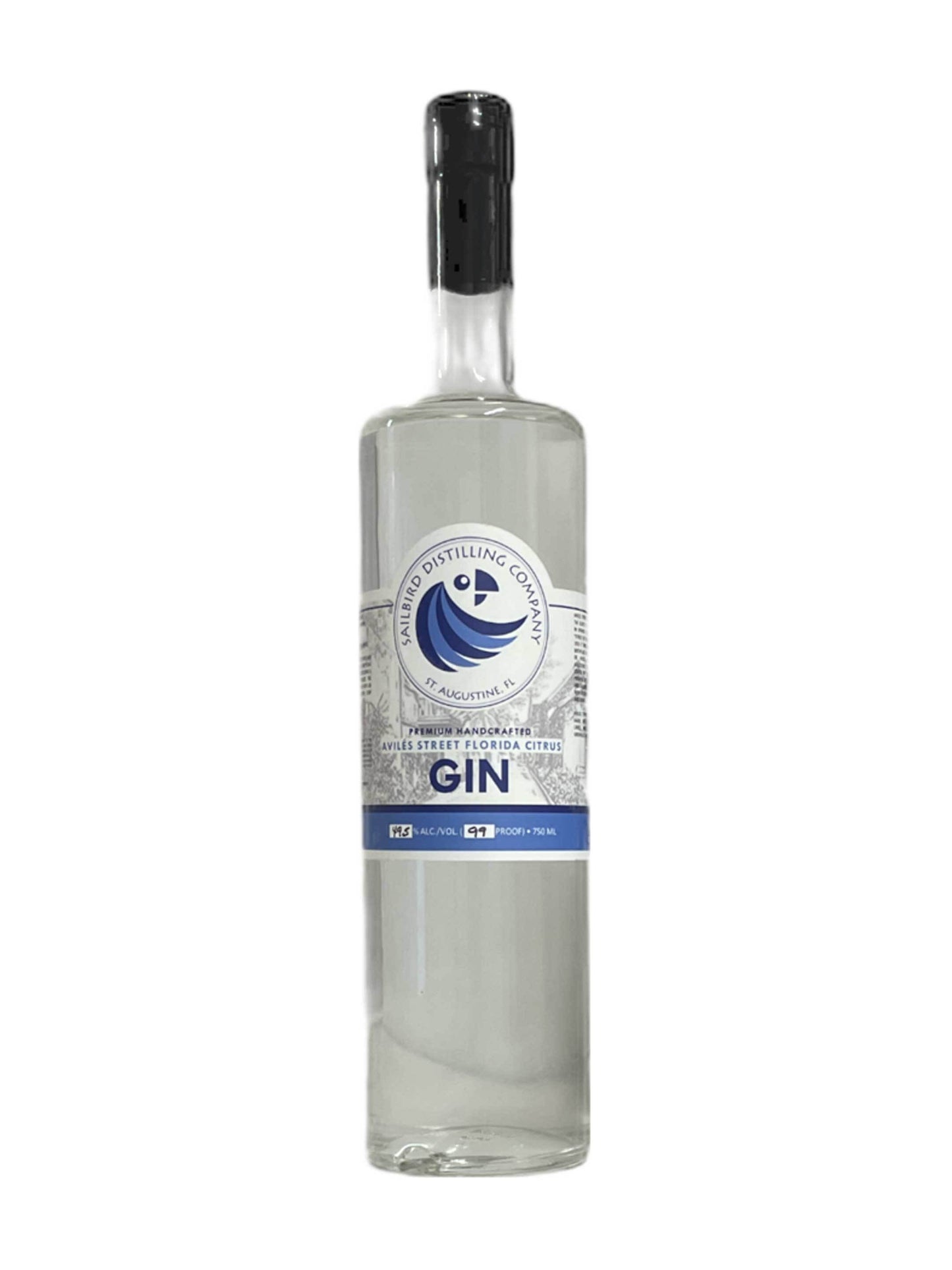 Aviles Street Florida Citrus Gin 750mL 49.5% ALC./VOL (99 PROOF) - 750ML