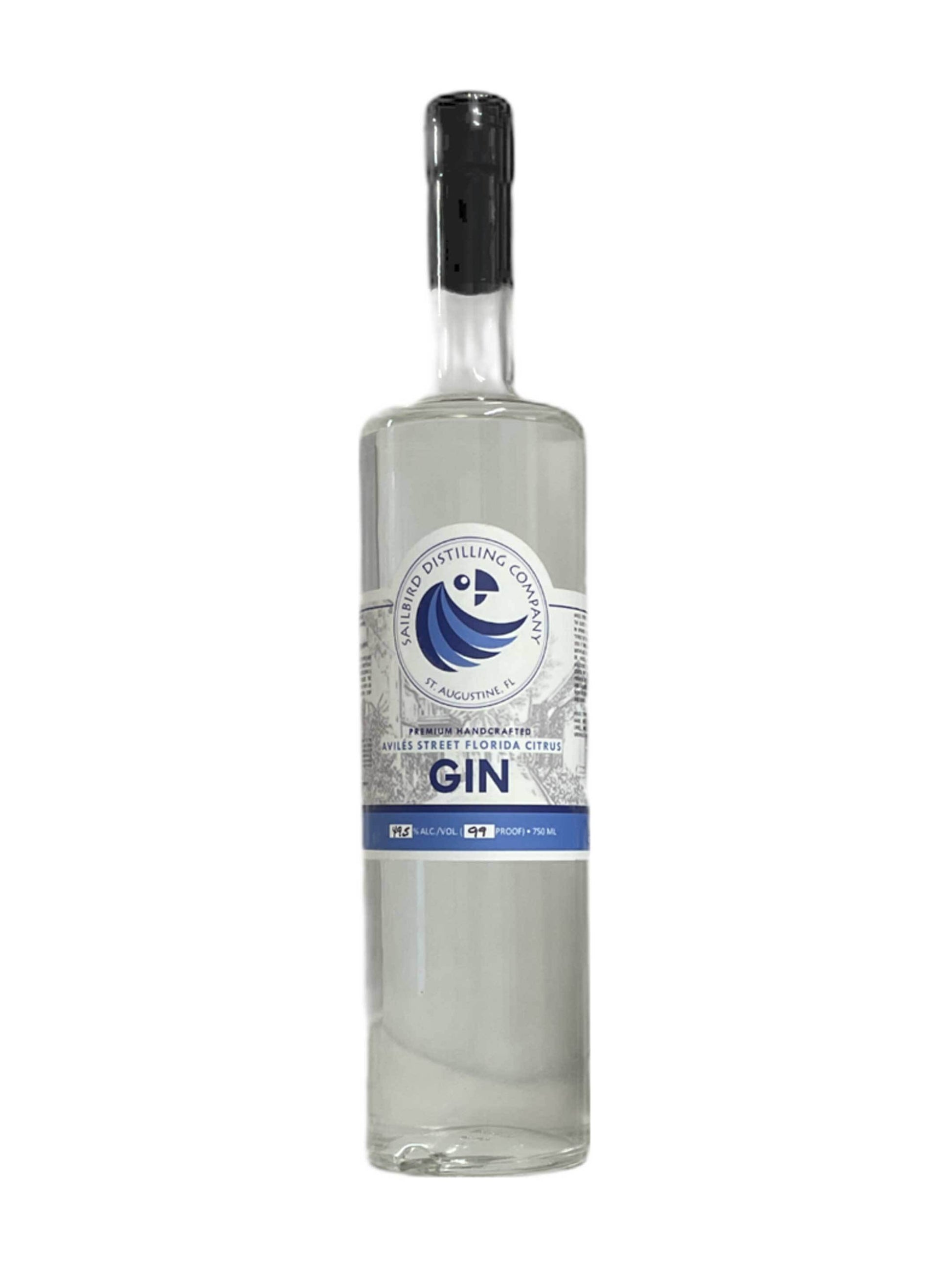 Aviles Street Florida Citrus Gin 750mL 49.5% ALC./VOL (99 PROOF) - 750ML
