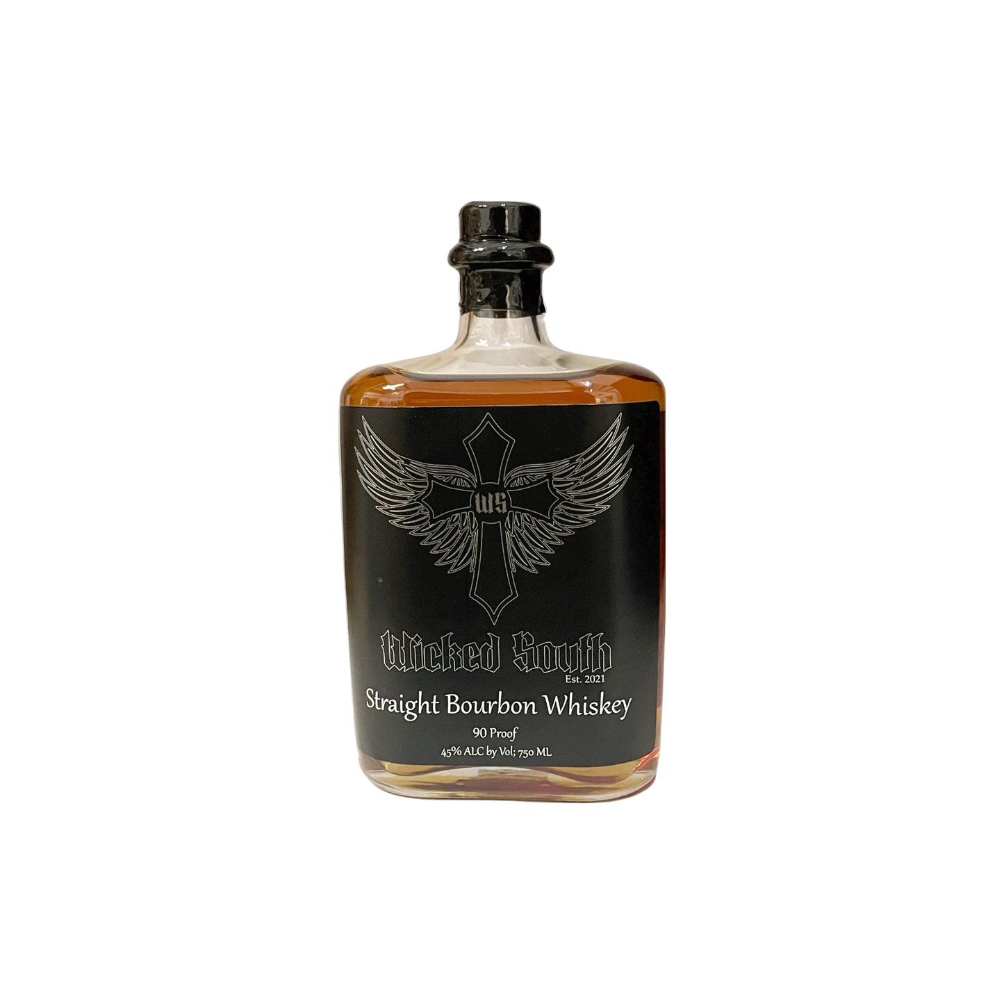 Wicked South Straight Bourbon Whiskey 45% ALC./VOL (90 PROOF) - 750ML