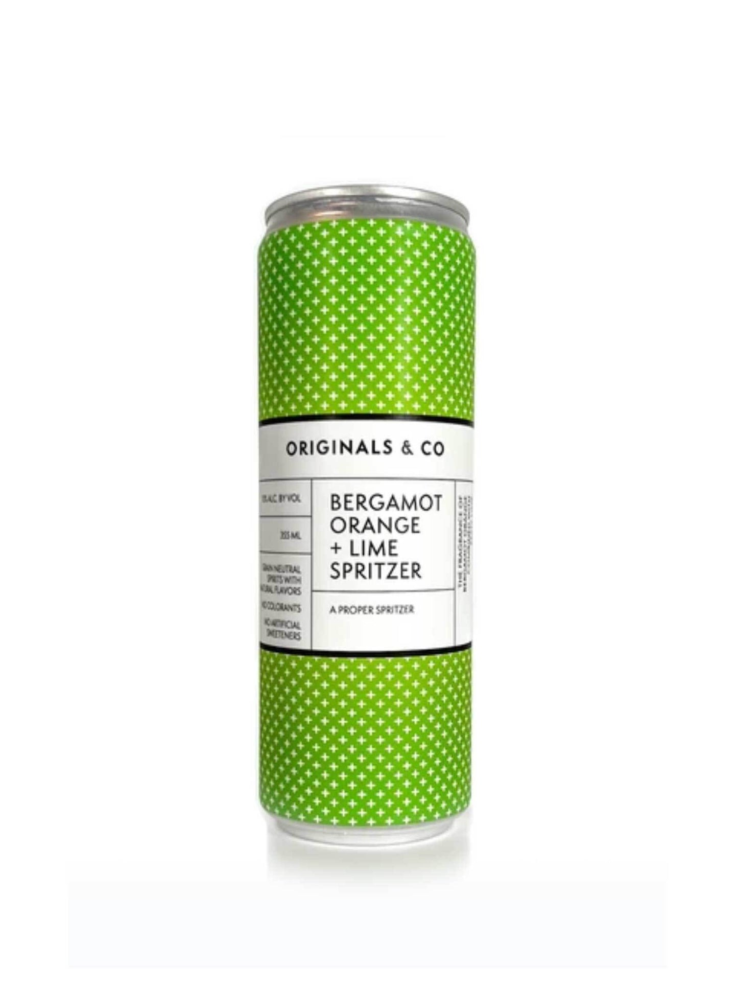 Originals & Co Bergamot Orange + Lime Spritzer 350mL 4/24Pk