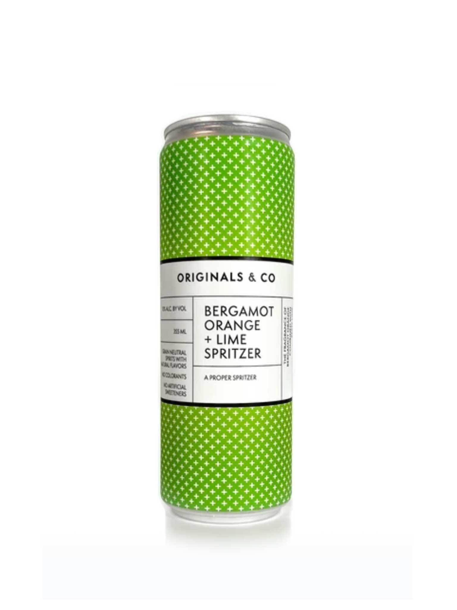 Originals & Co Bergamot Orange + Lime Spritzer 350mL 4/24Pk