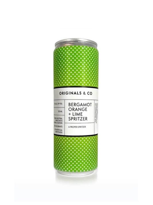 Originals & Co Bergamot Orange + Lime Spritzer 350mL 4/24Pk
