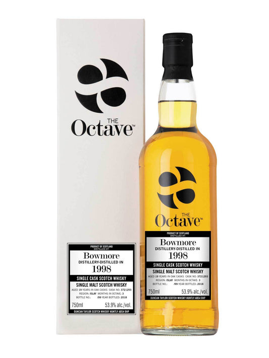 The Octave Bowmore 1998 19 Year Old Scotch Whisky Cask #3721253 53.9% ABV 750mL