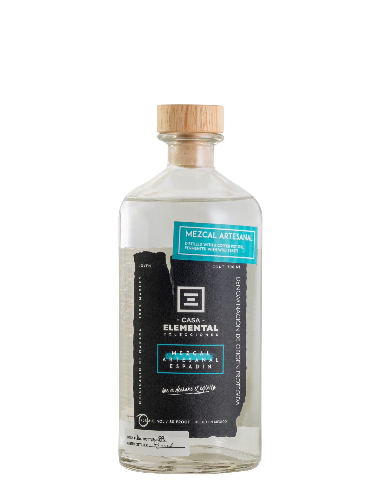 Casa Elemental Mezcal Espadin 40% ABV 700ML