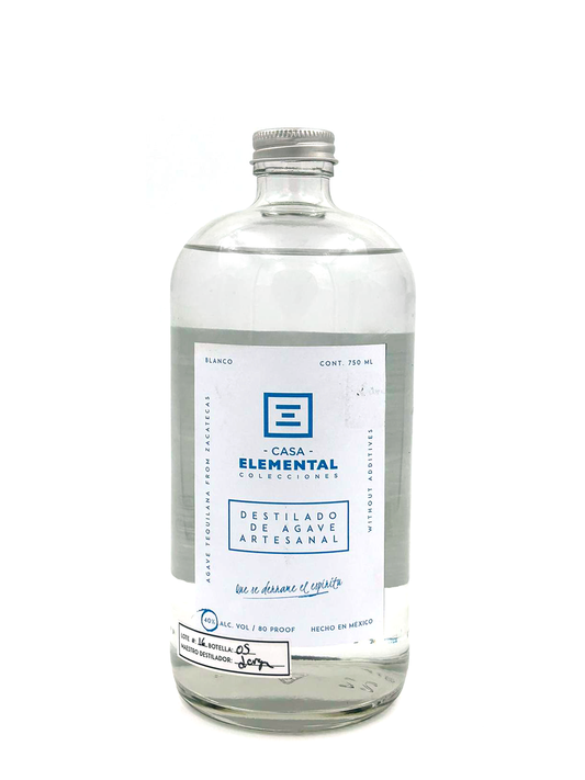 Casa Elemental Agave Spirit Blue Agave from Zacatecas 40% ABV 750ML