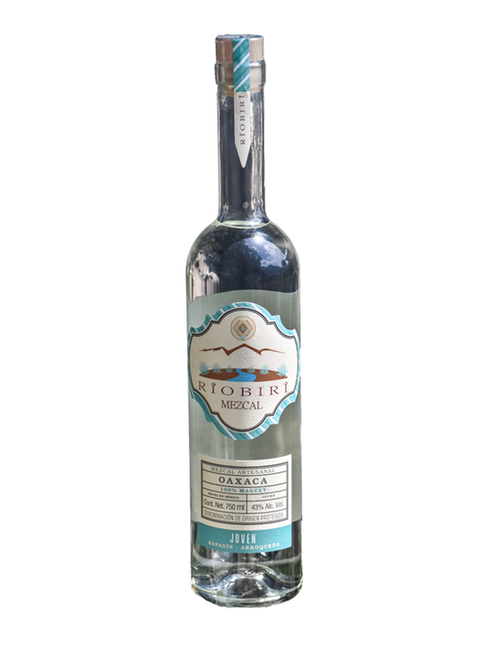RÎOBIRÎ Mezcal Joven Espadín Arroqueno 43% ABV 750ml