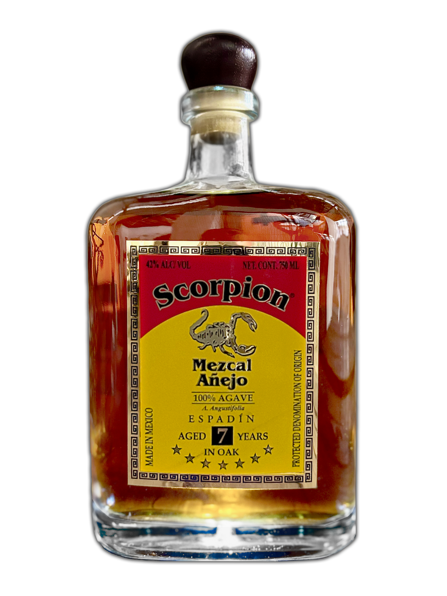 Scorpion Mezcal® 100% Agave Espadín (A. Angustifolia) Aged 7 Years in Oak 42% ABV / 84 PROOF (750mL)