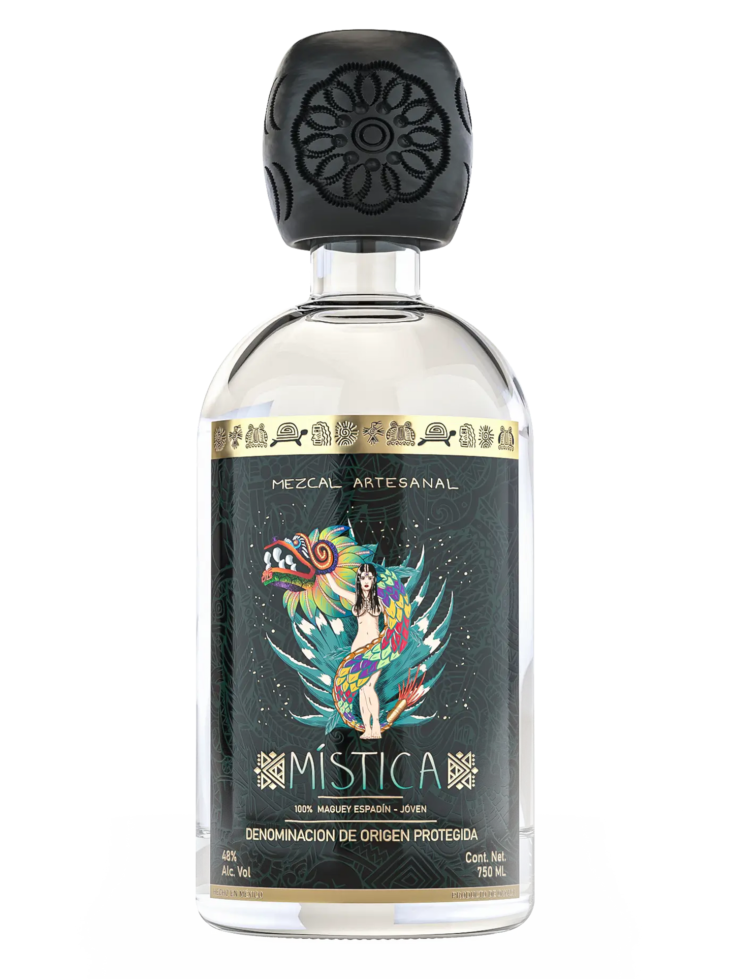 Mística Mezcal Artesanal 100% Maguey Espadín Joven 48% ABV / 96 PROOF (750mL)