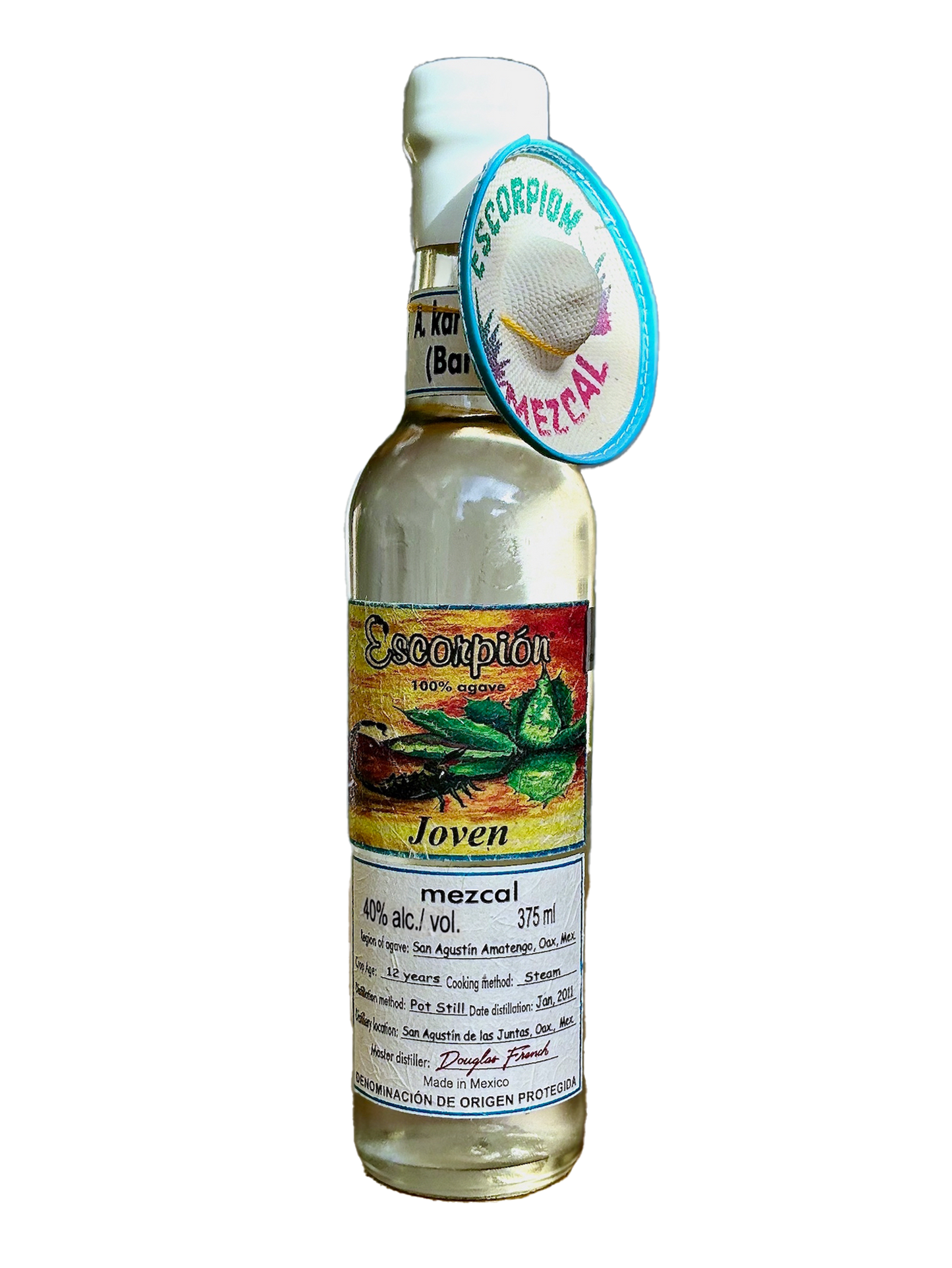 ESCORPION® Barril Silver 100% Maguey 40% ABV / 80 PROOF (375ml)