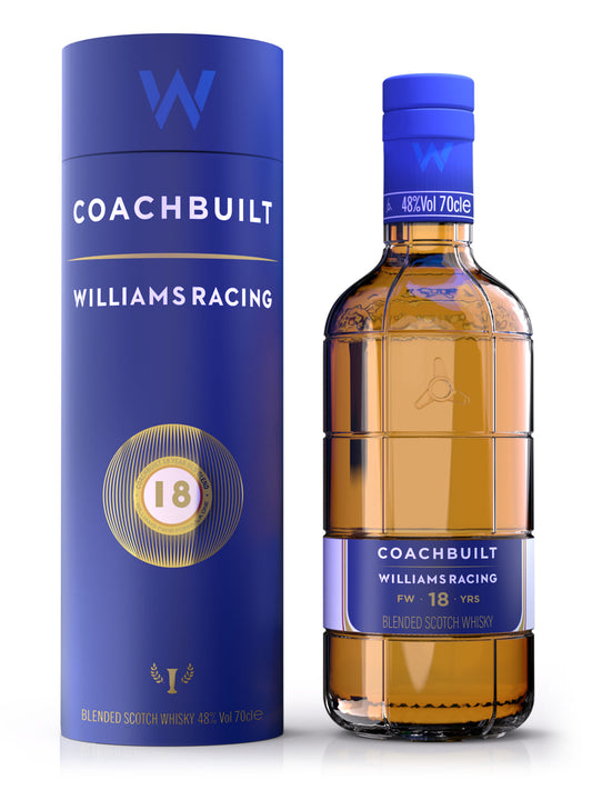 Coachbuilt 18 Year-Old Williams Racing FW18 Blended Scotch Whiskey 48% ABV 700mL