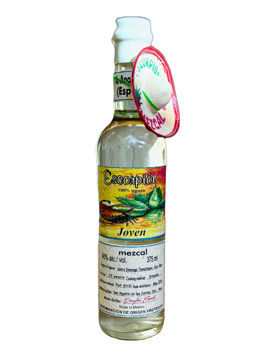 ESCORPION® Espadín Joven 100% Maguey 40% ABV / 80 PROOF (375ml)