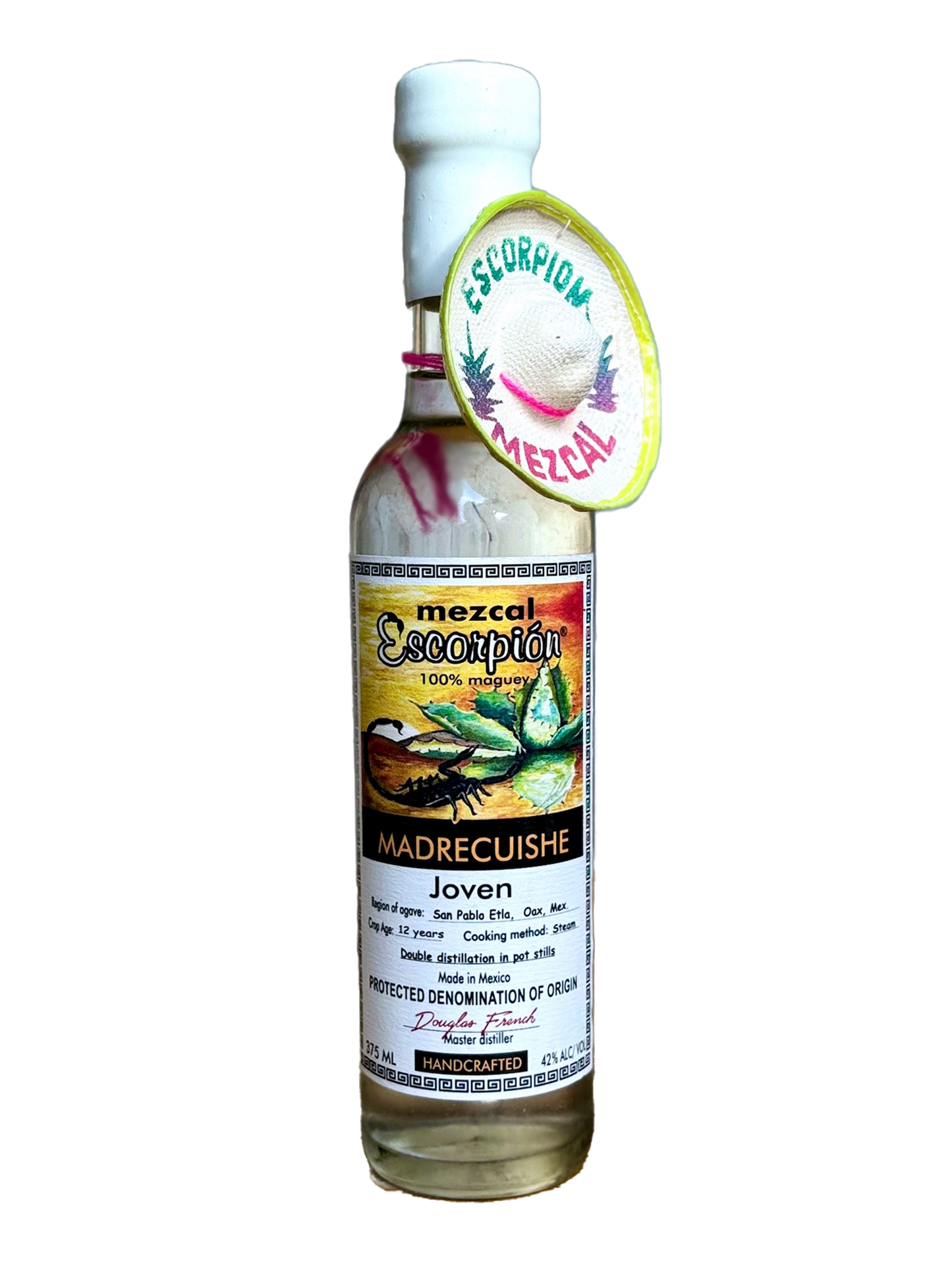 ESCORPION® Madrecuishe Silver 100% Maguey 42% ABV / 84 PROOF (375ml)