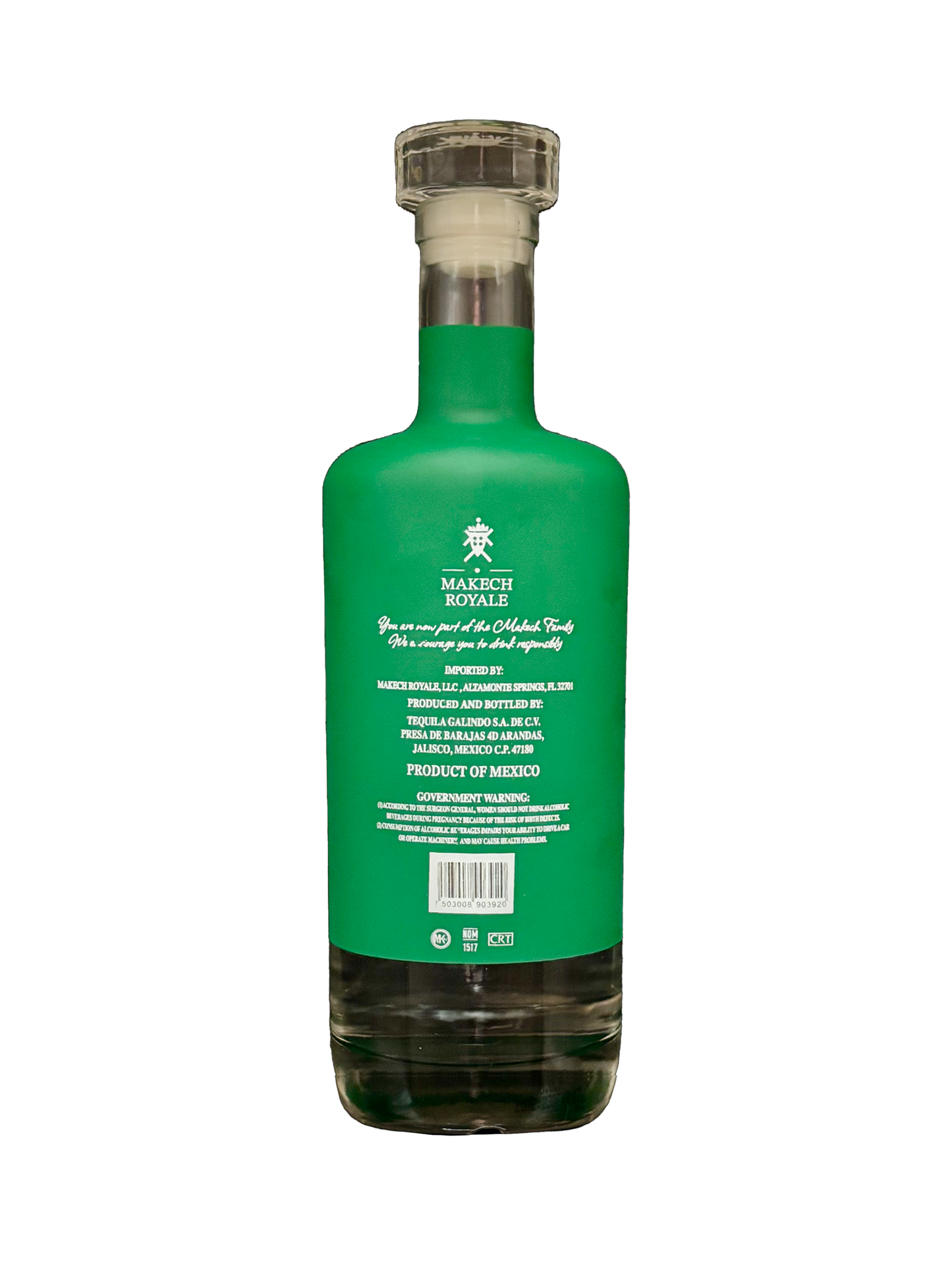 Makech Royale® Tequila Blanco 40% ABV / 80 PROOF (750mL)