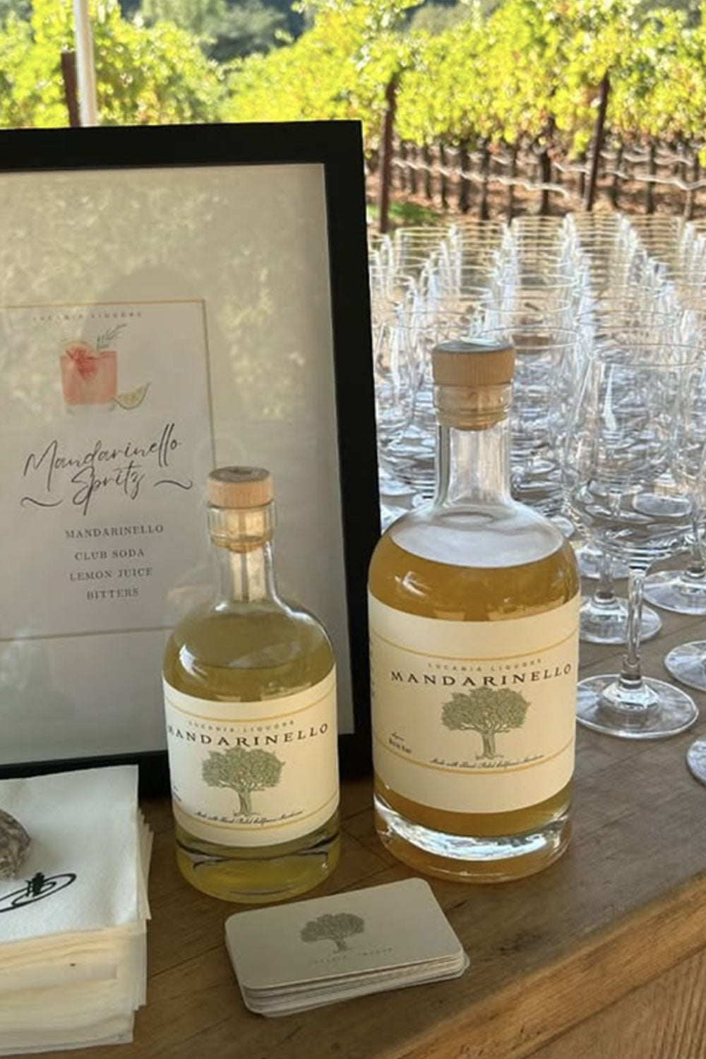 Lucania Liquors Mandarinello Liqueur 30% ABV / 60 Proof (750mL)