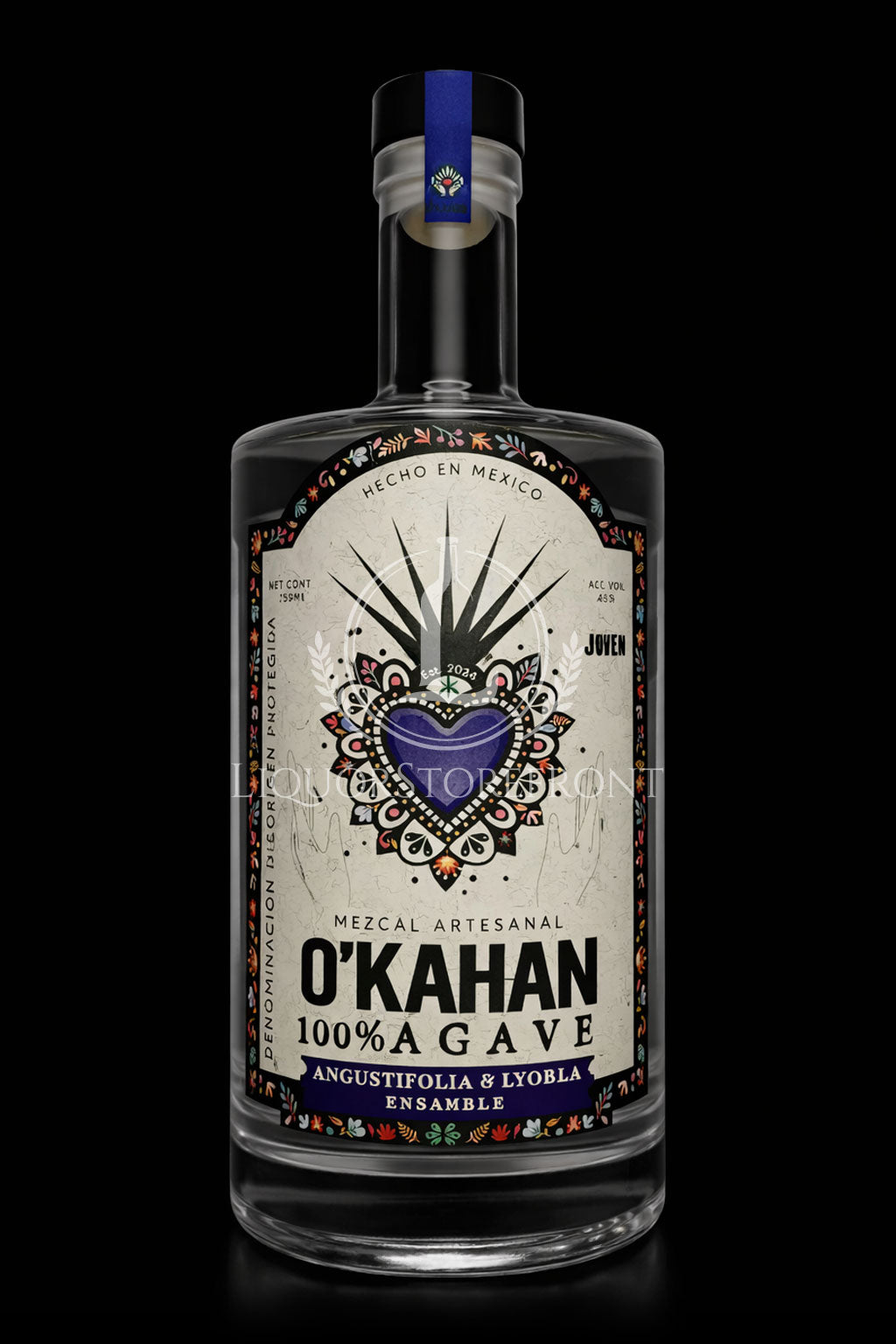 O'Kahan Agave Angustifolia-Lyobaa Ensamble Mezcal Artesanal 45% ABV (750mL)