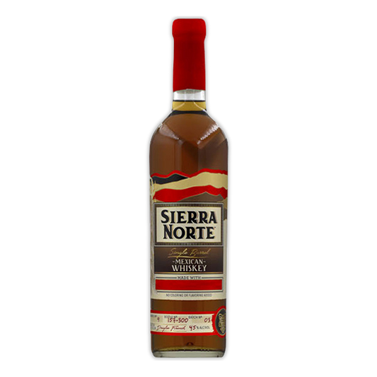 Sierra Norte Single Barrel Mexican Whiskey Native Oaxacan Red Corn 45% ABV / 90 PROOF (750mL)