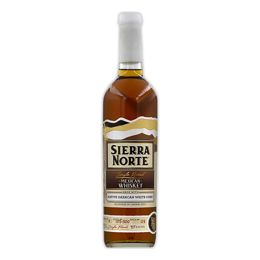 Sierra Norte Single Barrel Mexican Whiskey Native Oaxacan White Corn 45% ABV / 90 PROOF (750mL)